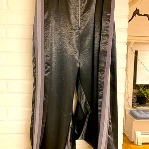 Baggie dressy pants/ satin